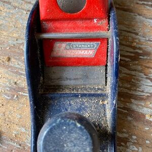Vintage STANLEY Handyman Wood Working Block Plane 6.5” Smooth Base